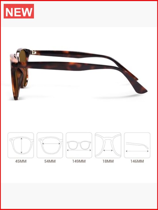 Retro Round Polarized Sunglasses with UV400 Protection